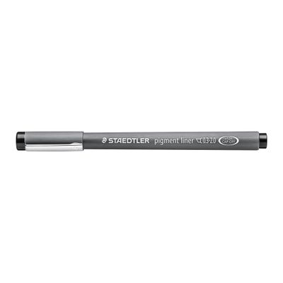 4007817013014-STAEDTLER pigment liner - Feutre fin - 2 mm - noir--0