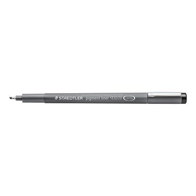 4007817013014-STAEDTLER pigment liner - Feutre fin - 2 mm - noir--2