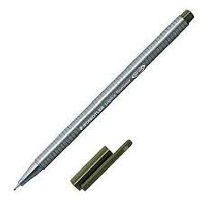 4007817334157-STAEDTLER triplus 334 - Feutre fin - 0.3 mm - vert olive--0