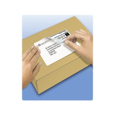3266550260012-Avery - 100 Étiquettes adresse blanches - 99,6 x 289,1 mm - Impression laser - réf L7167-100--1
