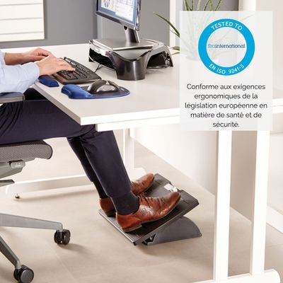 0043859487219-Fellowes Office Suites - Repose-pieds réglable anti-bactérien Microban - surface antidérapante--4