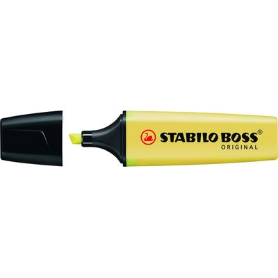 4006381492416-STABILO BOSS ORIGINAL Pastel - Surligneur - crème de jaune--1