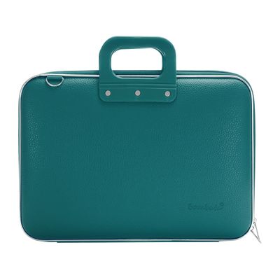 8051406336905-Bombata Classic Vinyle - Sacoche pour ordinateur portable 15" - bleu pétrole--0