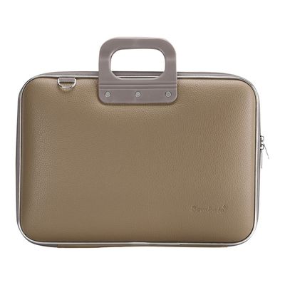 8051406337032-Bombata Classic Vinyle - Sacoche pour ordinateur portable 15" - taupe--0