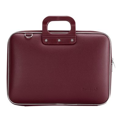 8051406338091-Bombata Classic Vinyle - Sacoche pour ordinateur portable 15" - rouge bourgogne--0