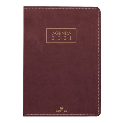 3664447085876-Eton - Agenda 1 semaine sur 2 pages - 22 x 30,7 cm - disponible dans différentes couleurs - Oberthur--1
