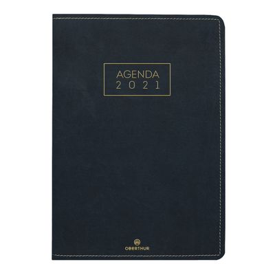 3664447085876-Eton - Agenda 1 semaine sur 2 pages - 22 x 30,7 cm - disponible dans différentes couleurs - Oberthur--3