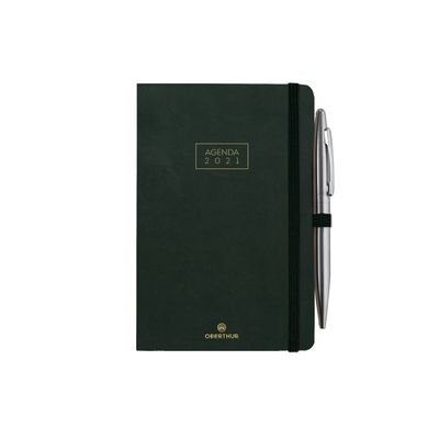 3664447085920-Eton - Agenda de poche - 1 semaine sur 2 pages - 11,5 x 16 cm - disponible dans différentes couleurs ---5