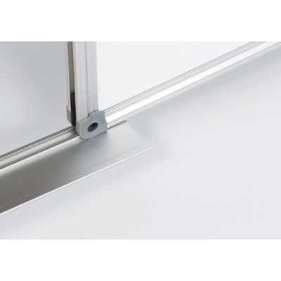 4009729066041-DAHLE - Tableau blanc laqué 60 x 90 cm - magnétique - cadre alu renforcé--9