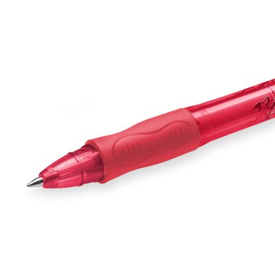 3086123425972-Bic Gelocity Illusion - Roller effaçable - 0,7 mm - rouge--2