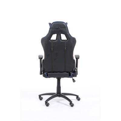 3760185028998-Fauteuil gamer SPORTING - accoudoirs réglables - noir et bleu--5
