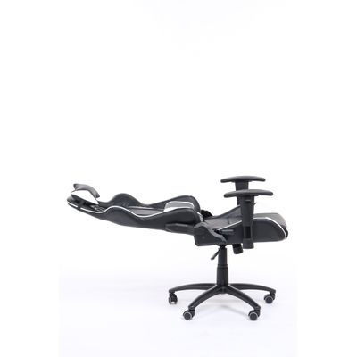 3760185029001-Fauteuil gamer SPORTING - accoudoirs réglables - noir et blanc--7
