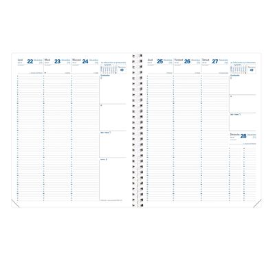 3371010125937-Agenda Club Eurequart - 1 semaine sur 2 pages - 24 x 30 cm - rouge - Quo Vadis--1