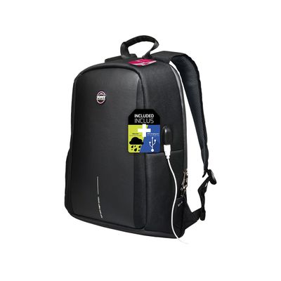 3567044005080-Port Designs Chicago Evo - Sac à dos antivol pour ordinateur portable 13-15,6" - noir--6