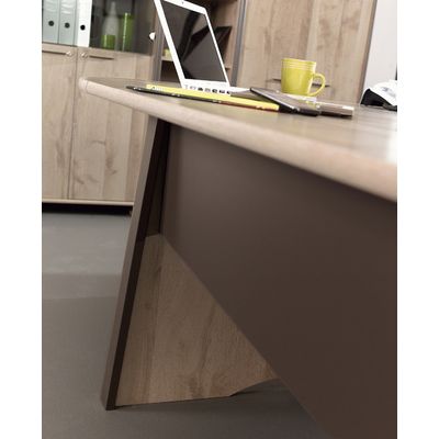 3483600933393-Voile de fond pour bureau MAMBO L120 & L140 cm  - L100 x H25 cm - Chocolat--1
