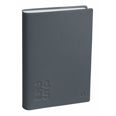 3371010438792-Agenda Touch - 1 jour par page - 12 x 17 cm - gris - Quo Vadis--0