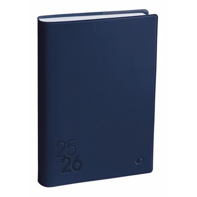 3371010438860-Agenda Touch - 1 jour par page - 12 x 17 cm - bleu nuit - Quo Vadis--0