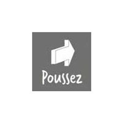 8711234004536-Pickup Home 3D - Plaque Acrylique Poussez - 9 x 9 cm - blanc-Avant-0