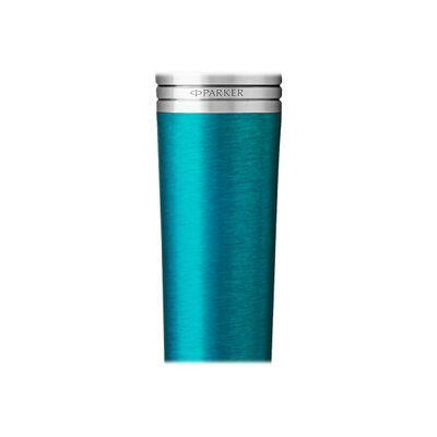 3501179315942-Parker Urban - Stylo plume - encre bleue - fin - corps bleu vibrant/argent-Gros plan-5