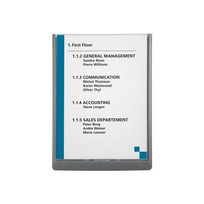 4005546405568-Durable Click Sign - Plaque de porte - A4 portrait-Avant-0
