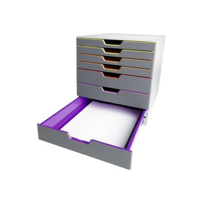 4005546701943-Durable Varicolor - Module de classement 7 tiroirs - multicolore-Angle droit-0