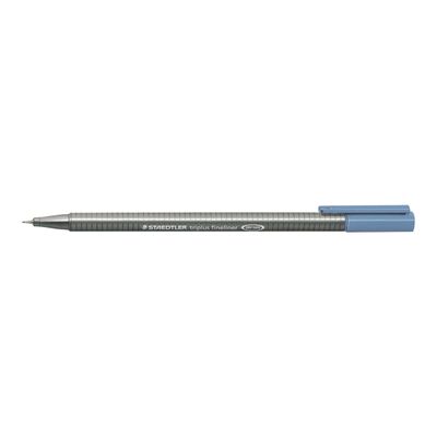4007817331118-STAEDTLER triplus 334 - Feutre fin - 0.3 mm - bleu delft-Angle gauche-0