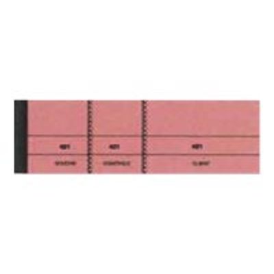 3416790214102-ELVE - 10 Blocs passe-partout 3 volets - 50 x 150 mm - numéroté - rose-Avant-0