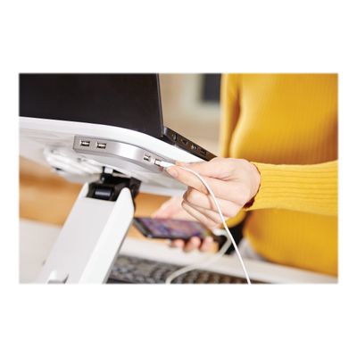 043859751471-Fellowes Hana - Support pour ordinateur portable - blanc-Gros plan-13