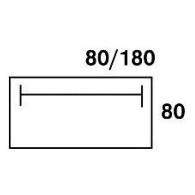 2012348122793-Bureau droit IDRA - L160 cm - Pieds blanc - plateau Blanc perle--4