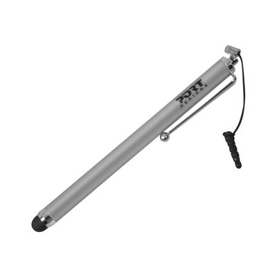 3567041402127-PORT Designs - Stylet pour tablette - gris-Angle gauche-0