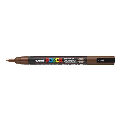 4902778915813-Posca - Marqueur peinture pointe fine - marron-Angle gauche-0