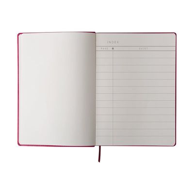 3108725881281-Oberthur Carmen - Carnet de notes souple A5 - uni - bleu-Avant-2