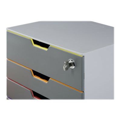 4005546702414-Durable Varicolor Safe - Module de classement 4 tiroirs - multicolore-Gros plan-3