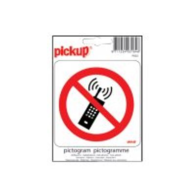 40318462-Pickup - Pictogramme - Utilisation des téléphones portables interdite - 100 x 100 mm-Avant-0