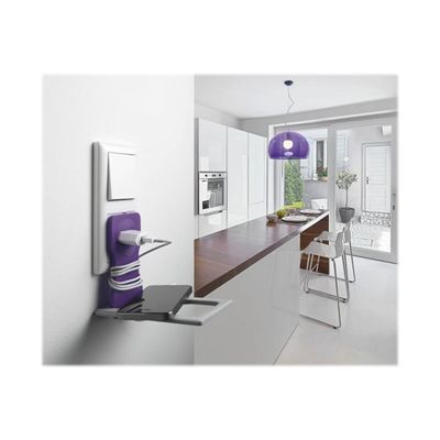 4005546702186-Durable Varicolor - Support de charge pour smartphone - violet clair-Angle gauche-4