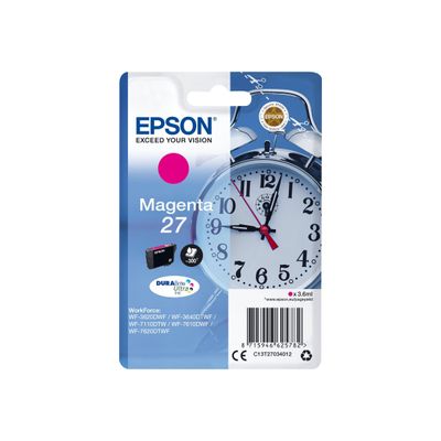 8715946533032-Epson 27 Réveil - magenta - cartouche d'encre originale-Avant-0