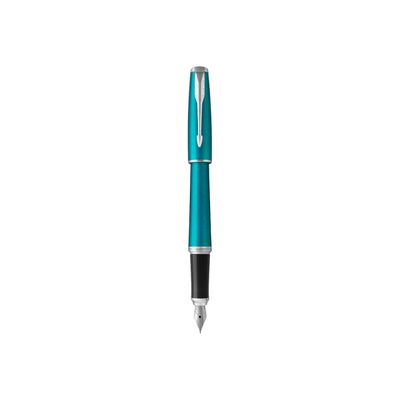 3501179315942-Parker Urban - Stylo plume - encre bleue - fin - corps bleu vibrant/argent-Avant-1