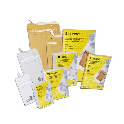 0409999933304-GPV Pack'n Post - 10 Pochettes bulles - 140 x 225 mm - bande de protection--2