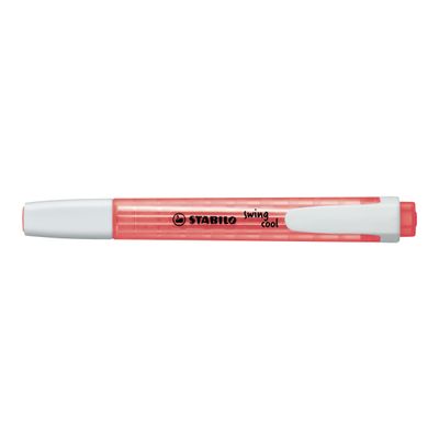 4006381465526-STABILO Swing cool - Surligneur - rouge-Angle gauche-1