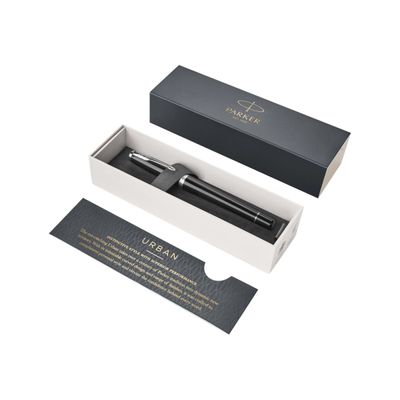 3501179315966-Parker Urban - Stylo plume noir - pointe fine-Angle droit-5