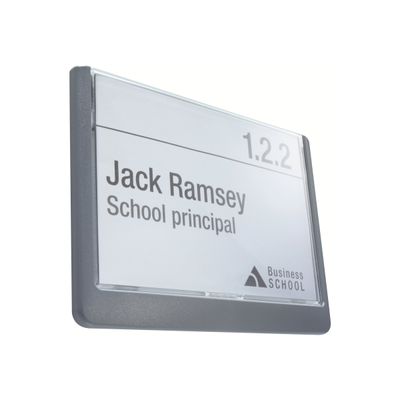 4005546404660-Durable Click Sign - Plaque de porte - A6 paysage-Angle gauche-2