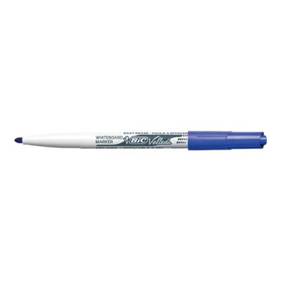 3086121741067-BIC VELLEDA 1741 - Pack de 12 marqueurs effaçables - pointe ogive - bleu-P_999991513_2-0