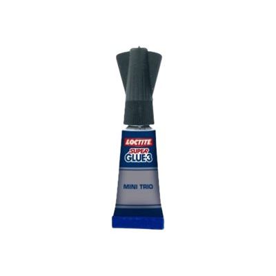 3178040665750-Loctite Super Glue 3 Liquid - 3 Tubes de colle à prise rapide - Transparent - 1 gr-Avant-1
