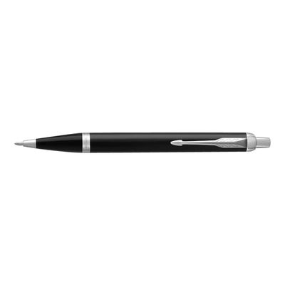 3501179316659-Parker IM - Stylo à bille noir/argent - encre bleue-Avant-0