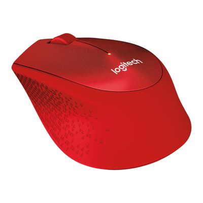 5099206066694-Logitech M330 - souris sans fil silencieuse - rouge-Angle gauche-1