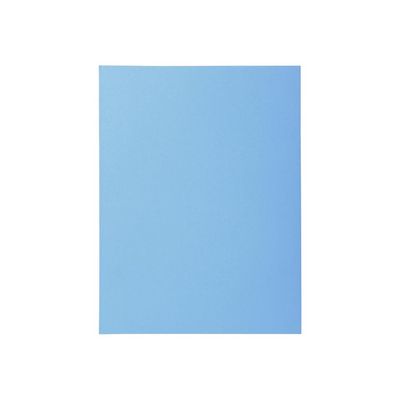 3130633320064-Exacompta Super 210 - 50 Chemises 2 rabats - 210 gr - bleu clair-Arrière-1