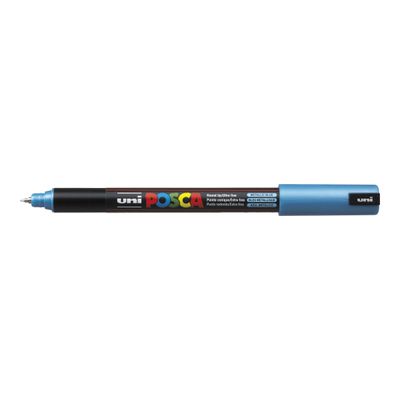 4902778089934-Posca - Feutre pointe extra fine - bleu métallique-Angle gauche-0