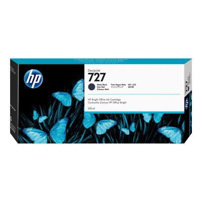 887758278048-HP 727XL - noir mat - cartouche d'encre originale (C1Q12A)-Avant-0
