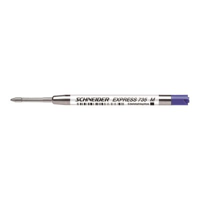 4004675073631-Schneider Express 735  - Recharge pour stylo à bille - bleu - pointe moyenne-Angle gauche-0