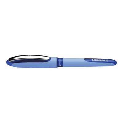 4004675099136-Schneider One Hybrid - Roller - 0,5 mm - bleu - pointe aiguille-Angle gauche-2